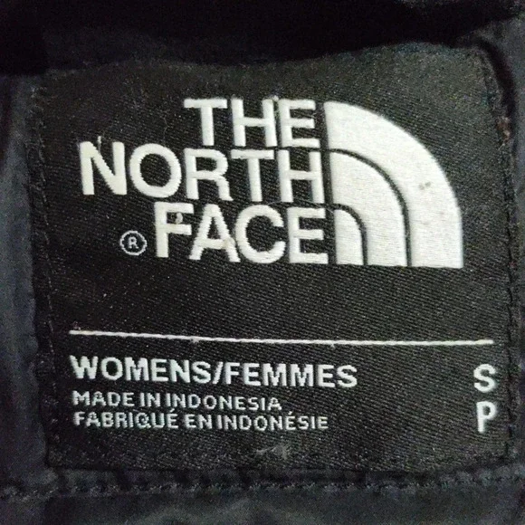 The North Face Long Black Puffer Coat Hooded Winter Parka Quilted Insulated Sm - Picture 7 of 10
